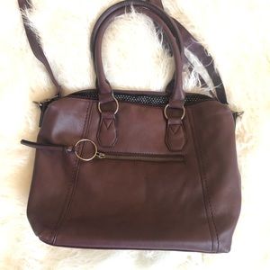 Maurice’s dark plum purse